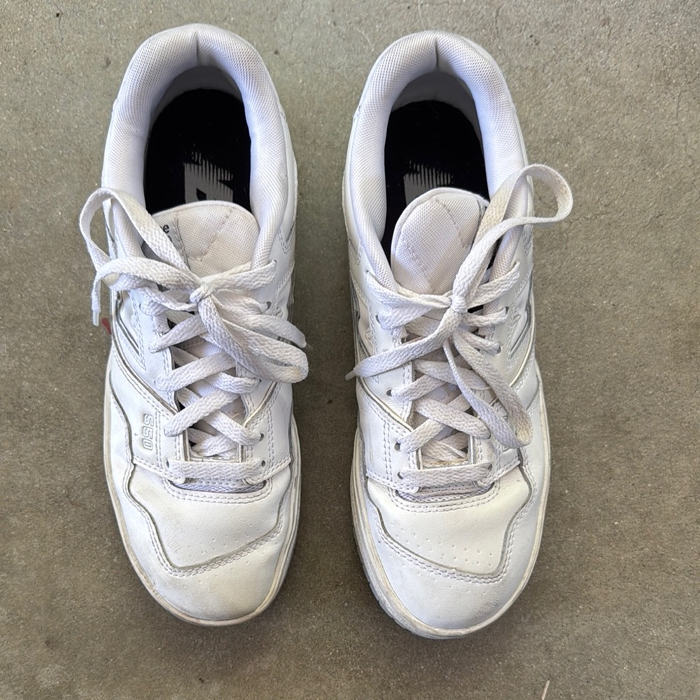 New Balance White Athletic Shoes